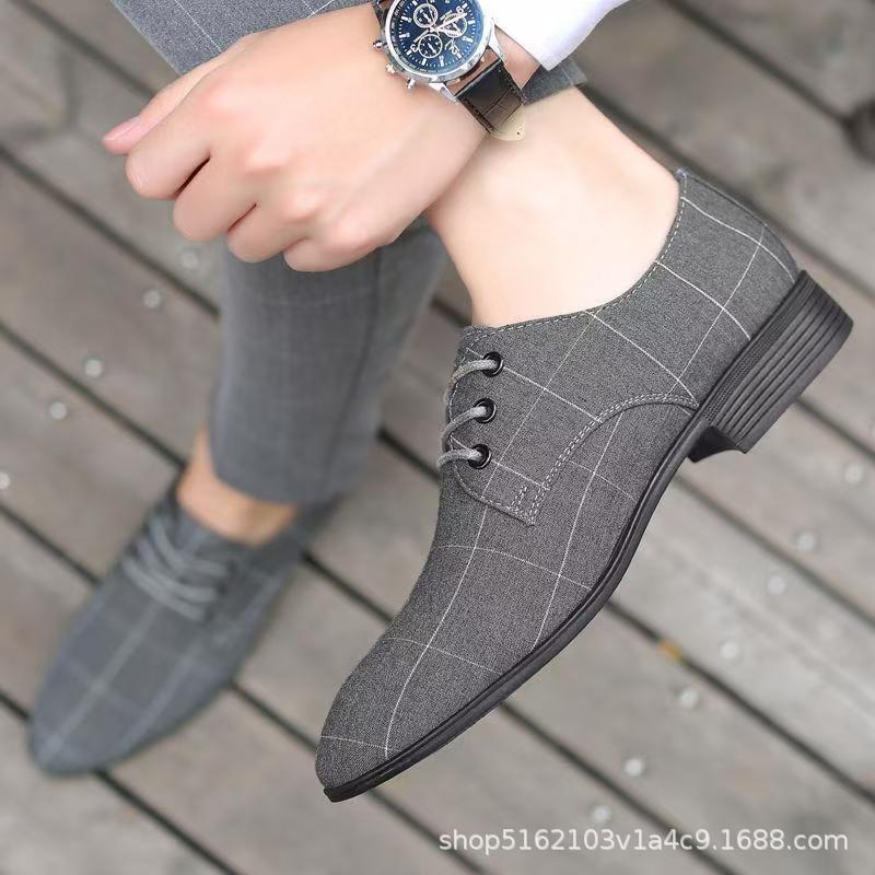 Летние новые туфли Doudou из мягкой кожи, мужские повседневные кожаные туфли для бизнеса, мужские туфли, популярные в Douyin мужские туфли дерби