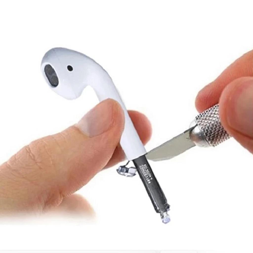 1 шт. Сменная батарея для Airpods 1 и 2 поколения, аккумулятор 45230, цилиндрическая батарея