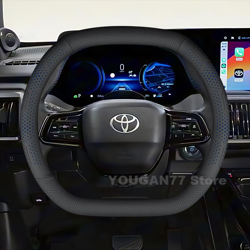 Кожаный чехол на руль автомобиля ДЛЯ ВСЕХ Новых Toyota Urban Cruiser 2025 2026 Автомобильный интерьер Аксессуары для Toyota Urban Cruiser 2026