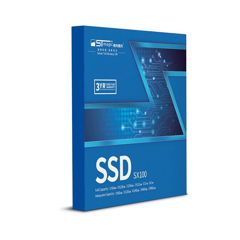 SX100 SSD 64 ГБ/120 ГБ/240 ГБ/256 ГБ/512 ГБ/1 ТБ 2,5-дюймовый жесткий диск SATA III HDD HD ноутбук Внутренний твердотельный накопитель для настольного ноутбука