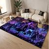 Custom Name Crystal Velvet Rug,Solo Leveling Comfortable Anti Slip Floor Mat For Room Decoration