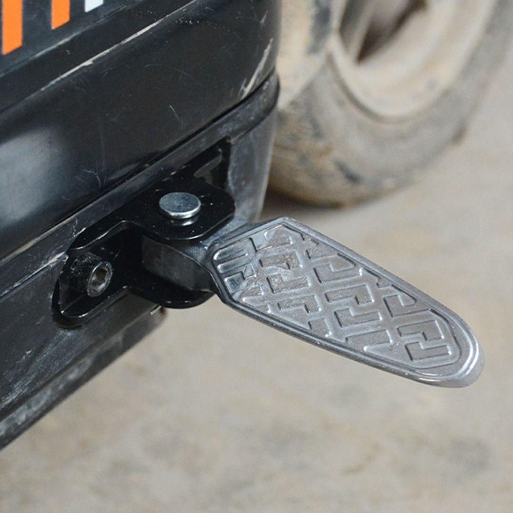 Thickened Aluminum Zinc Zinc Alloy Electric Vehicle Pedal Sturdy Foldable Footrest Modification Parts