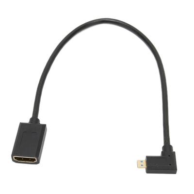 Кабель Micro HD Multimedia Interface 8K 60 Гц, угловой, Micro HD Multimedia Interface, штекер к