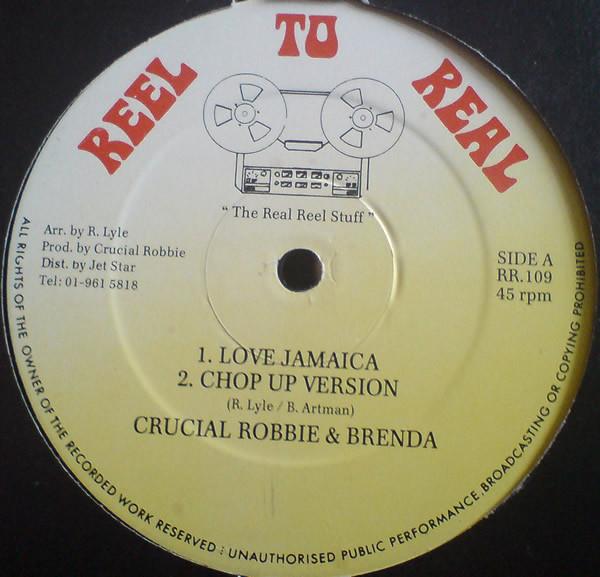 12-дюймовая пластинка CRUCIAL ROBBIE BRENDA IAN RANKI Love Jamaica How You So Nice RR109 REEL TO REAL UK Регги Ска Даб Б/у