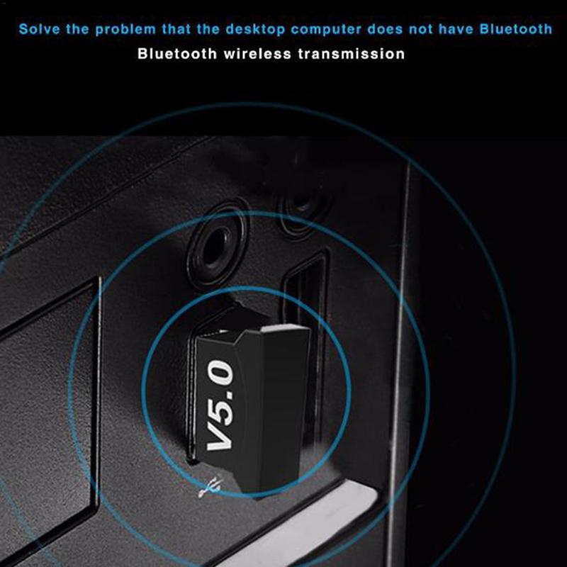 Беспроводной USB Bluetooth 5.0 адаптер-донгл Адаптер 5.0 Настоящий ПК Приемник Стерео
