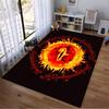 Eye of Sauron Design Rug Non-slip rug suitable for living room and bedroom sofas.