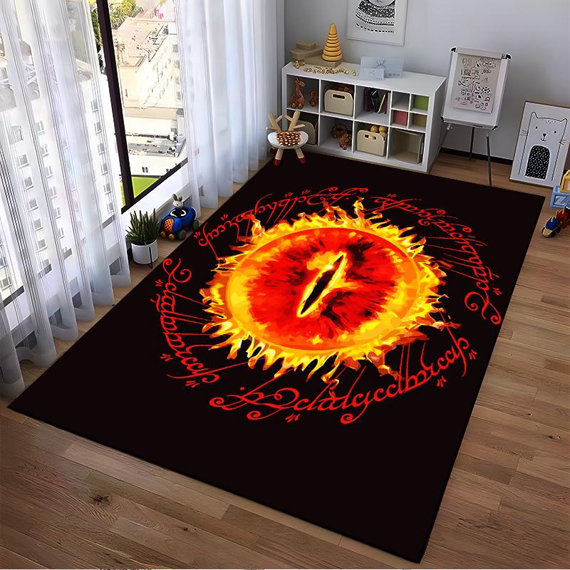 Eye of Sauron Design Rug Non-slip rug suitable for living room and bedroom sofas.