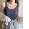 Стильный жилет, элегантность, мода, повседневная, H523, майка, женская, наизнанку, без рукавов, летняя, прошитая майка, тонкий топ