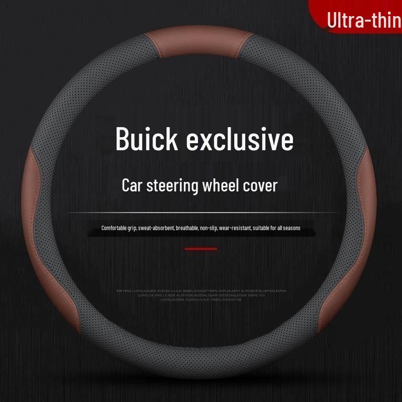 Buick Regal & Verano Nappa Leather Steering Wheel Cover - Four-Season, Anti-Slip Grip