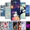 3D Цветы Чехол Для Motorola G 2025 Чехол Тиснение Черный Силикон Мягкая Задняя Крышка Для Motorola G Play 2026 Edge 60 Neo Чехол для Телефона