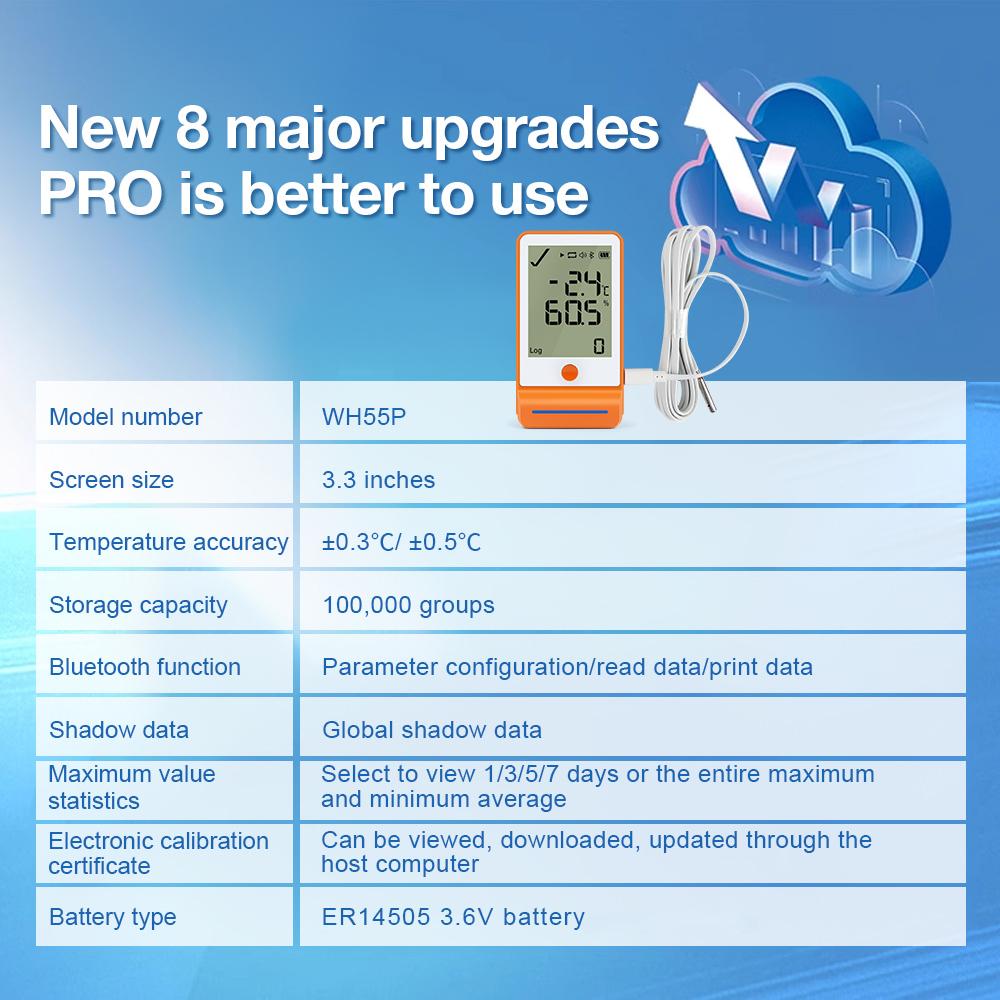 Bluetooth USB Регистратор данных температуры GSP-6Pro Регистратор температуры и влажности 100000 точек Логгер данных Умный термометр Гигрометр