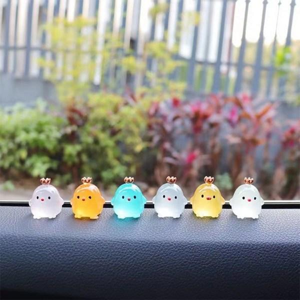 Cherry Ray Glow-in-the-dark Chick Figure Vehicle Accessories [1076],Korean Car Acc