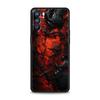 Черный Красный Волна Арт Чехол Для Телефона Для Oppo A17 A31 A54 A57 A78 A79 A98 Find X5 X6 Reno 6 7 8 10 11 12 13 F Pro 5G Мягкий ТПУ Чехол
