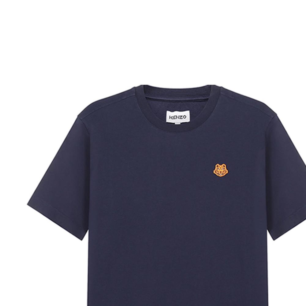 KENZO Classic Tiger Head SS22 T Shirt Men's Marine Blue FB55TS0034SA-76