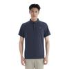 ASICS Polo Shirts Men's Charcoal Gray Polo Collar Moderate Straight Fit 2031F541-001