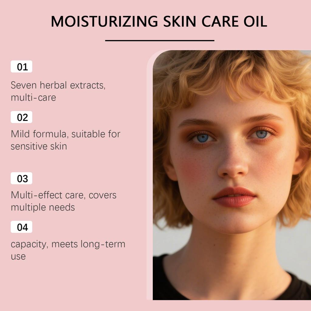 Питательное и увлажняющее масло для кожи Успокаивает и осветляет цвет лица. Подходит для чувствительной кожи. Масло для ухода за лицом. 50 мл