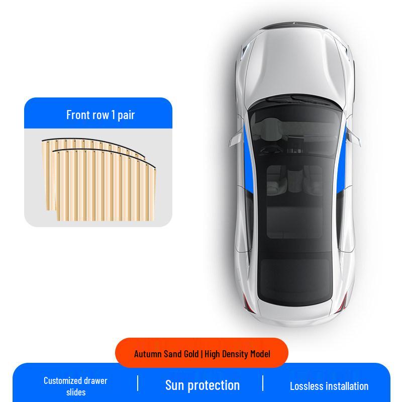 Magnetic Car Window Sunshade Curtain for Rear Seat Privacy