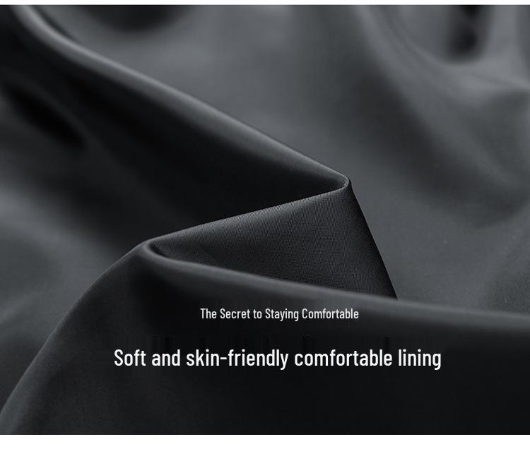 Мужской плащ-тренч со капюшоном средней длины "Пугало" - Модный, свободный, больших размеров для весны и осени