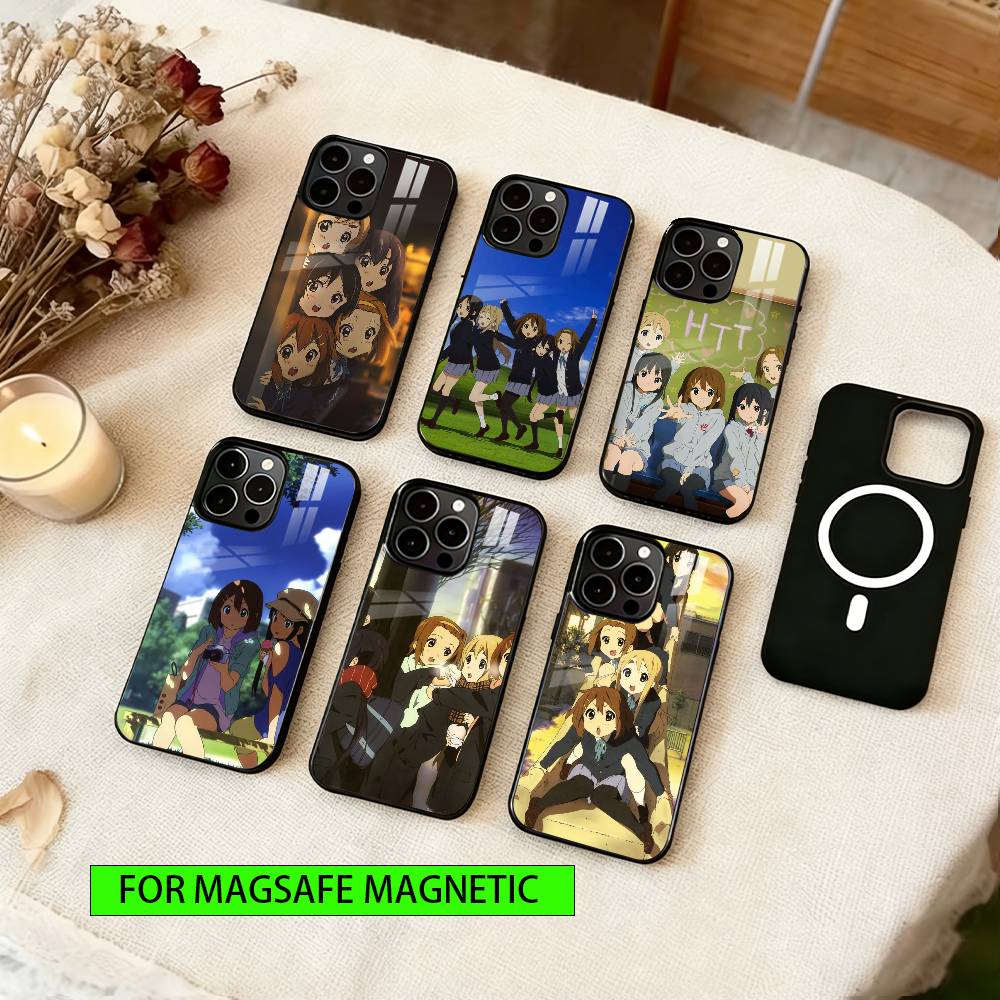 K-ON Phone Case Magnetic with Magsafe Wireless Charging For iPhone17,16,15,14,13,12,11 Plus,Pro