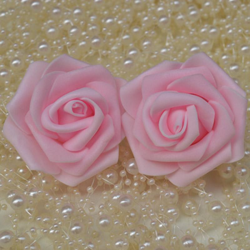 Модный декор для вечеринки, букет искусственных роз, сделай сам, домашний искусственный ПЭ-бутоны для вечеринки, пенопластовые цветы 6 см, свадьба, 10 шт.