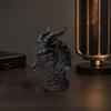 Темный Орнамент с Головой Овцы, 3D Печатная Готическая Скульптура Дьявола, с Детализированной Текстурой Рогов, Настольная Статуэтка, для Украшения Дома