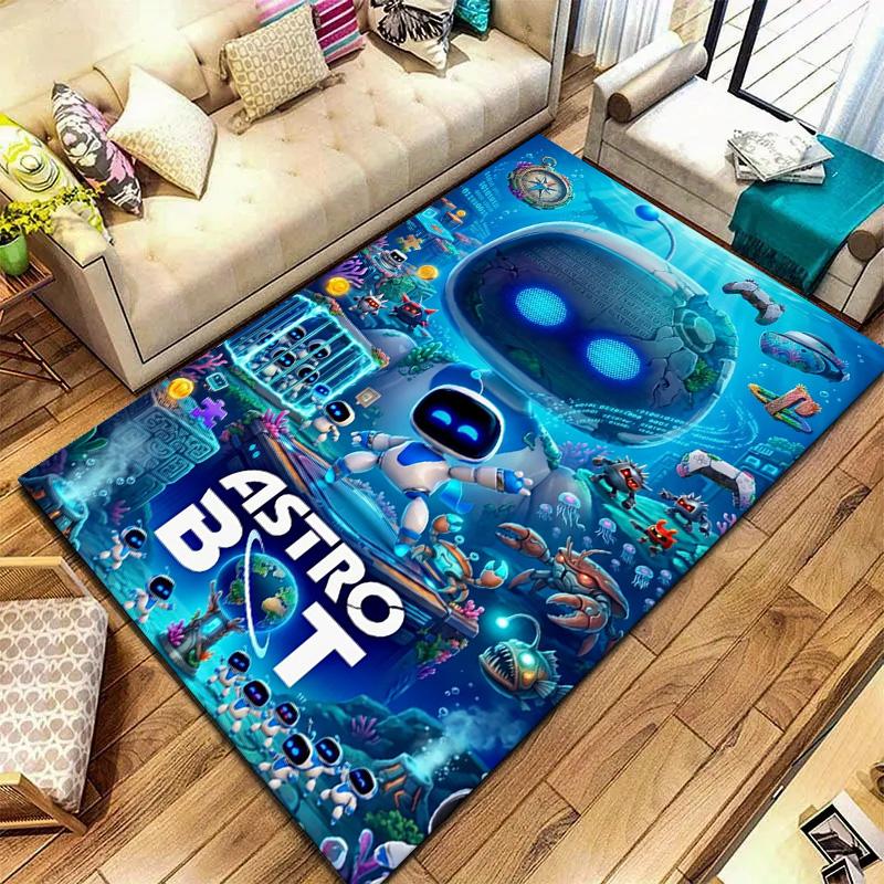 ASTRO BOT Carpet Rug for Living Room Bedroom Home Sofa Decoration,Kids play Non-slip Floor Mat
