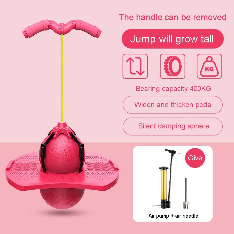 Уличные игрушки Прыгающий мяч с ручным насосом Платформа для баланса Прыгучий мяч-попрыгун Для детской площадки Спортивные соревнования Игрушка