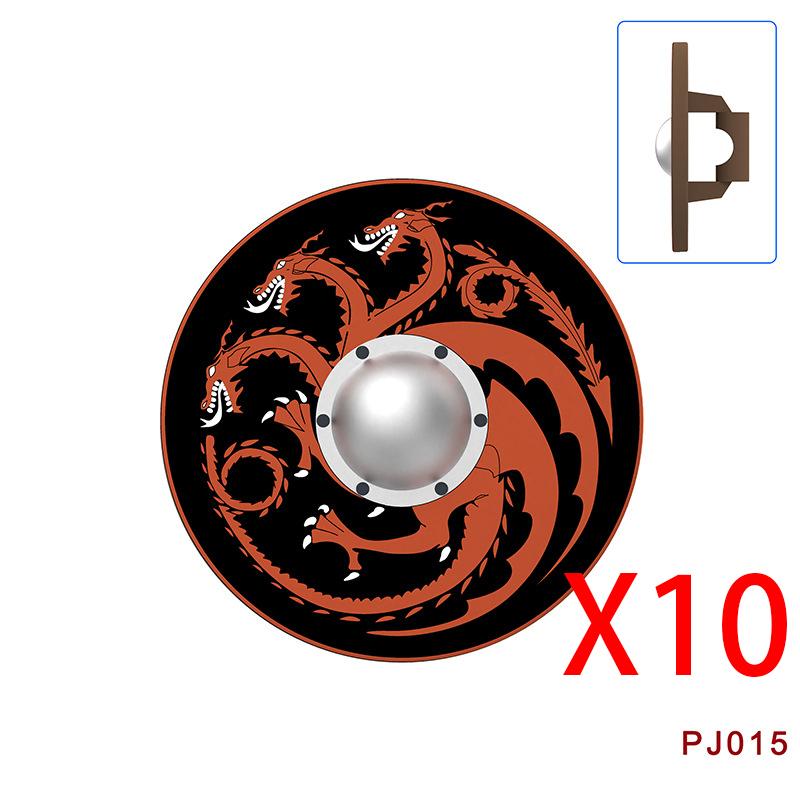 Средневековый Военный Замок Рыцарь Строительные Блоки Езда на Лошади Волк Медведь Слон Животное Жилет Оружие Флаг Седло Игрушка Кирпич Подарок A06