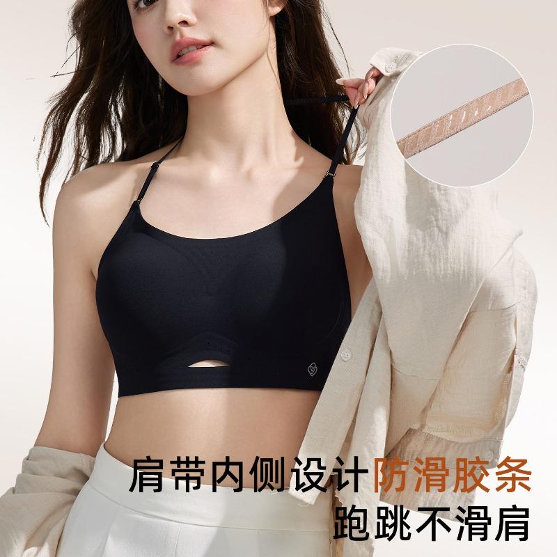 Women S Halter Neck Push Up Wireless Backless Bra