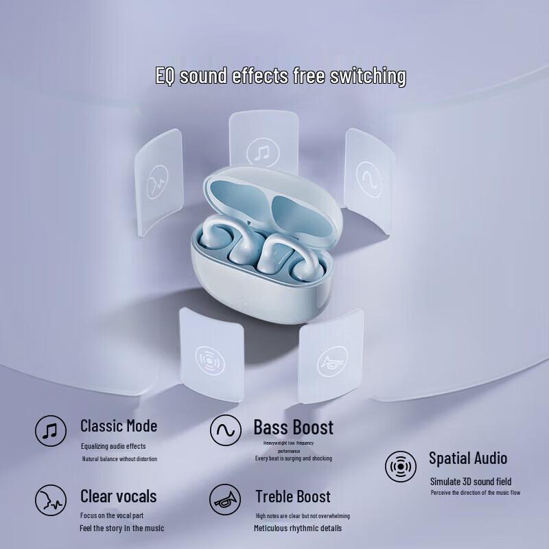 EDIFIER Comfo Clip Q Open-Ear Wireless Ear-Clip Headphones