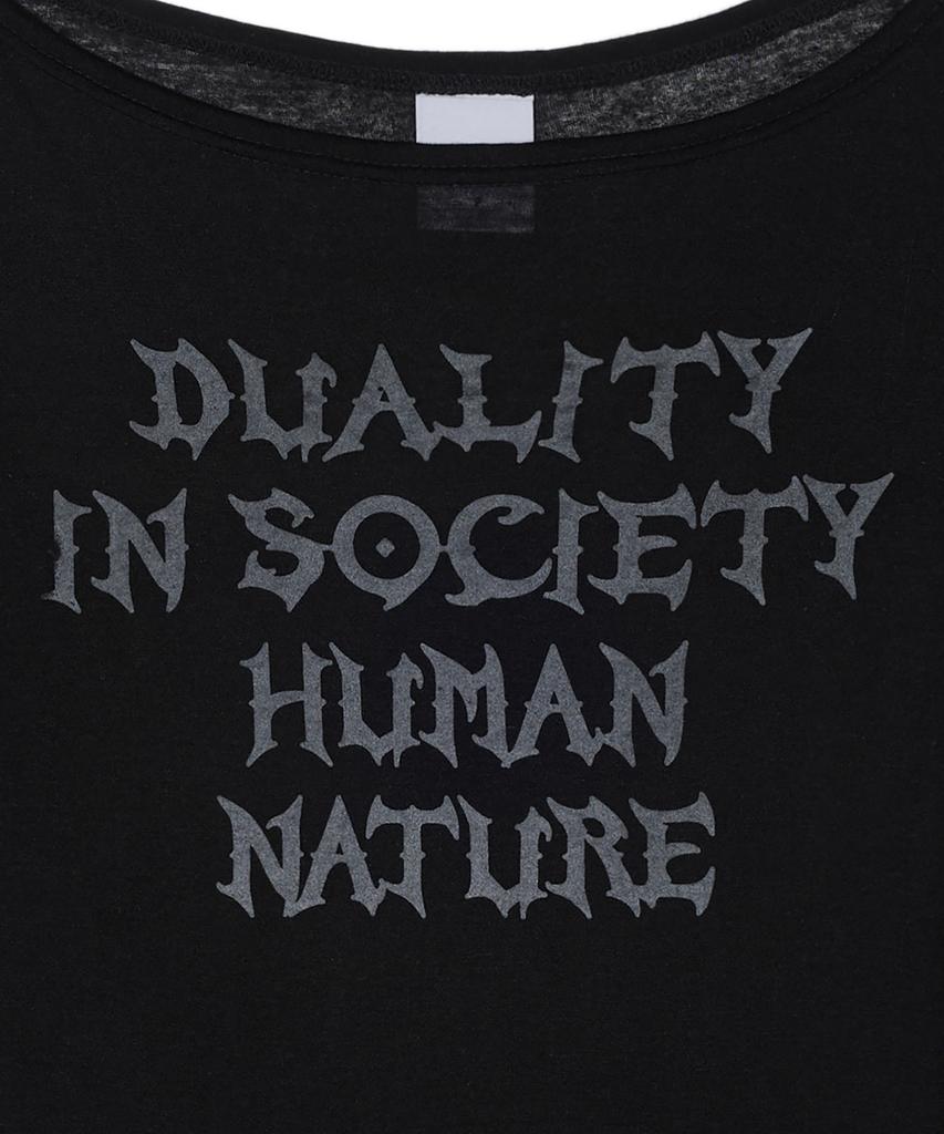 Garter Gallery Human Nature Прозрачный сетчатый топ_Чёрный