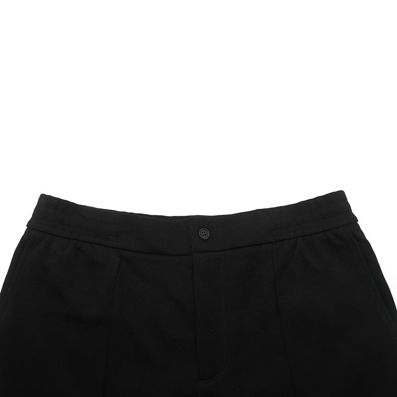 Emporio Armani Ss25 Однотонные Свободные Повседневные Шорты Мужские шорты Черные EM001112-AF13488-UC001