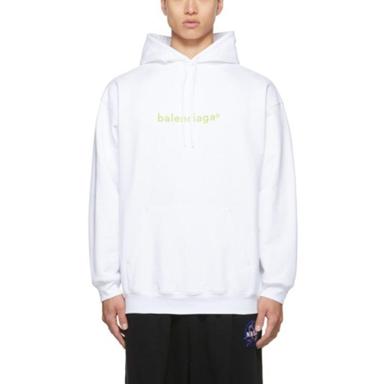 Balenciaga Свитшот Свободный крой Мужской Белый 570811TIV559152