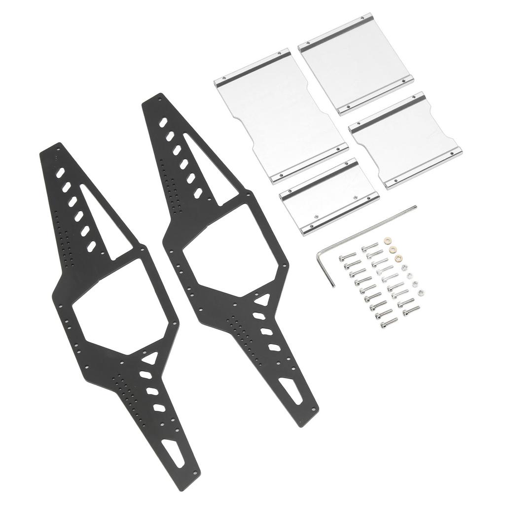 Aluminum Alloy RC Car Frame Body Shell Roll Cage 1 24 RC Car Upgrade Parts for Axial SCX24 Red