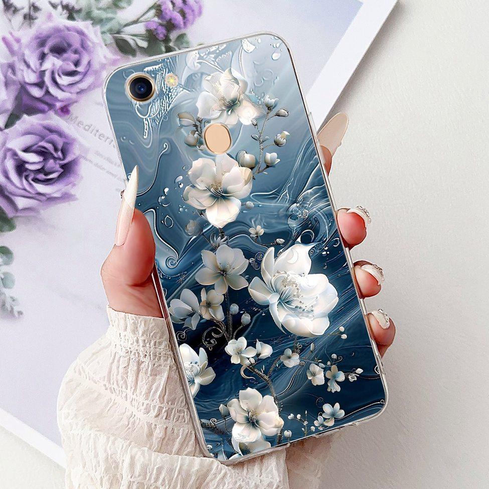 Clear Casing For Oppo F5 CPH1723 CPH1727 Cover For Oppo F5 Youth Case CPH1725 Luxury Butterfly Love Fashion Cool Lion Painted