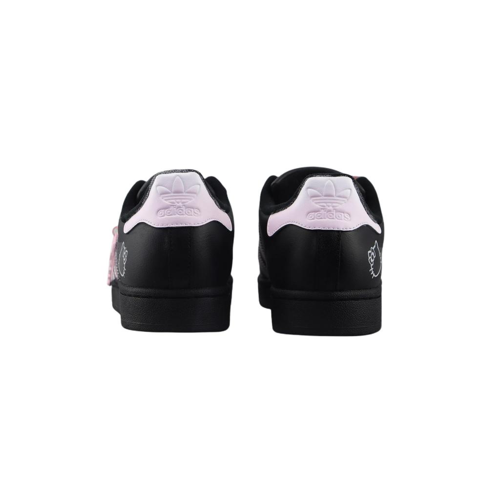 adidas Originals Superstar 2 Устойчивые к истиранию Низкие Скейтбордические Кроссовки Унисекс Черный Розовый JI0079(Команда840-)