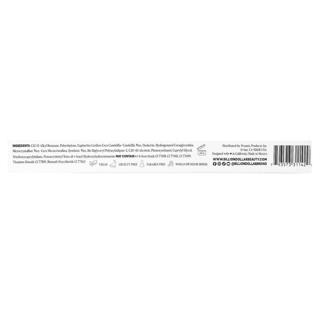 Billion Dollar Beauty Бровь на миллиард долларов, бровь на точке: Микрокарандаш для бровей, серо-коричневый, 0,06 г (0,002 унции)