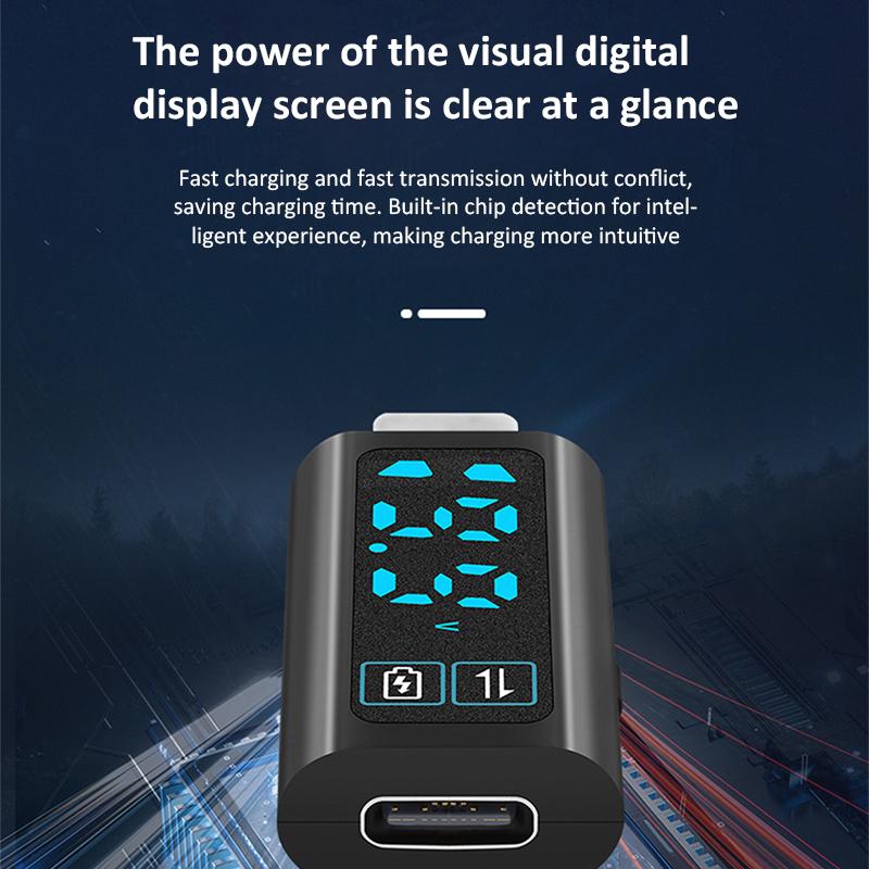 Адаптер быстрой зарядки DC 5-24V PD100W, интеллектуальный цифровой вольтметр, амперметр, измеритель мощности, тестер зарядки телефона Type-C на Type-C