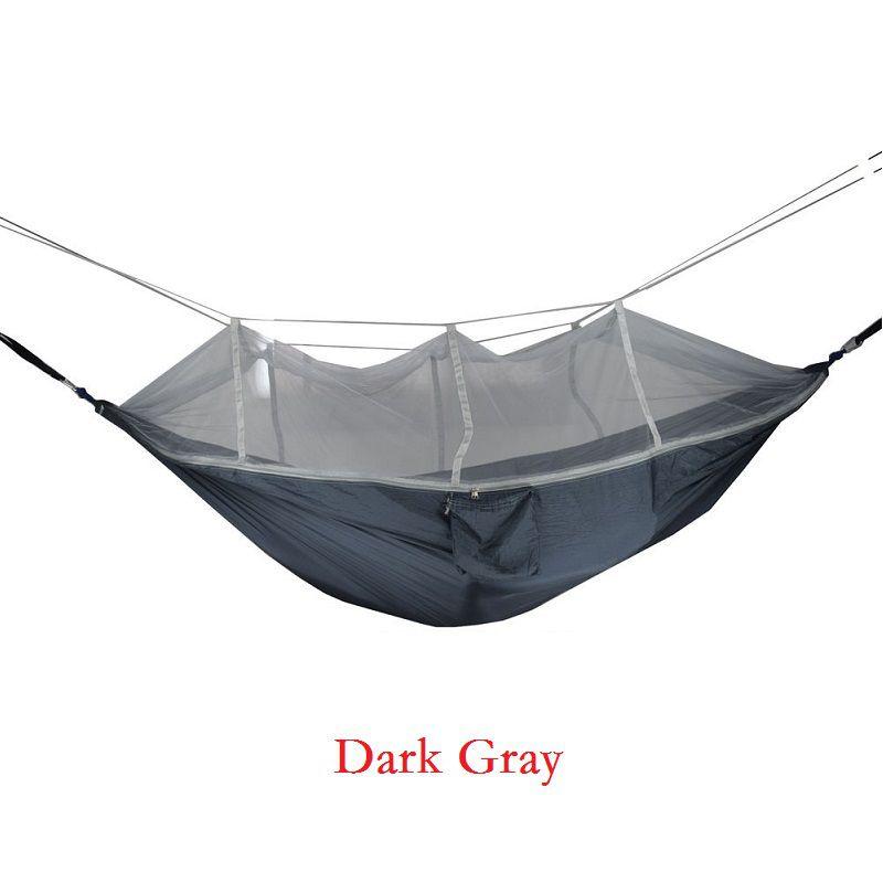 Spacious Double Person Hanging Hammock Bed With Anti-mosquito Net For Camping