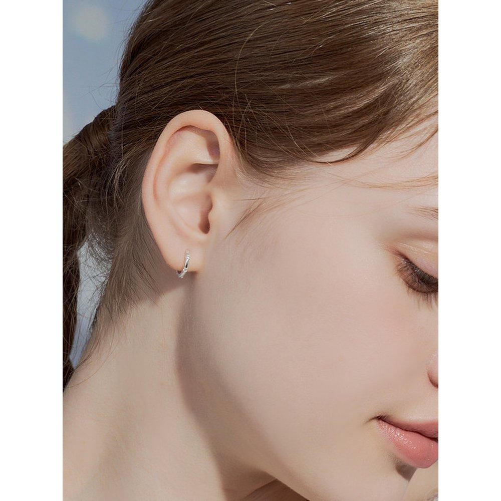 Frosty Cubic Earring