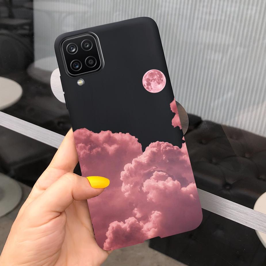 For Samsung Galaxy A12 Case M12 F12 Cue Candy Painted Cover Soft Silicone Phone Case For Samsung A12 M 12 GalaxyA12 Coque Bumper