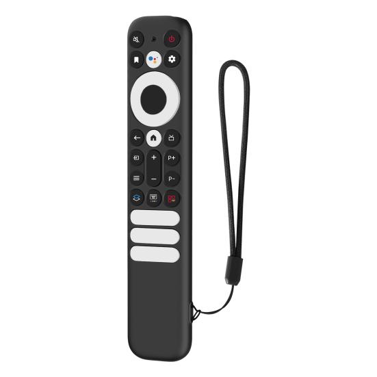 Silicone Remote Case Anti-Slip Protective Controller Sleeve 360 Degree Protection Shockproof Remote Control Case for TCL RC902V/802NU1