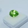 Green Apple Peridot Ring Size 11.65 Ct Natural Pear Cut   Loose Gemstone