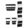Car Pedals for Ford Fiesta Mk7 2007 2008 2009 2010 2011 2012 AT Gas Brake Clutch Pedal Cover Pad Stainless Steel Accessories
