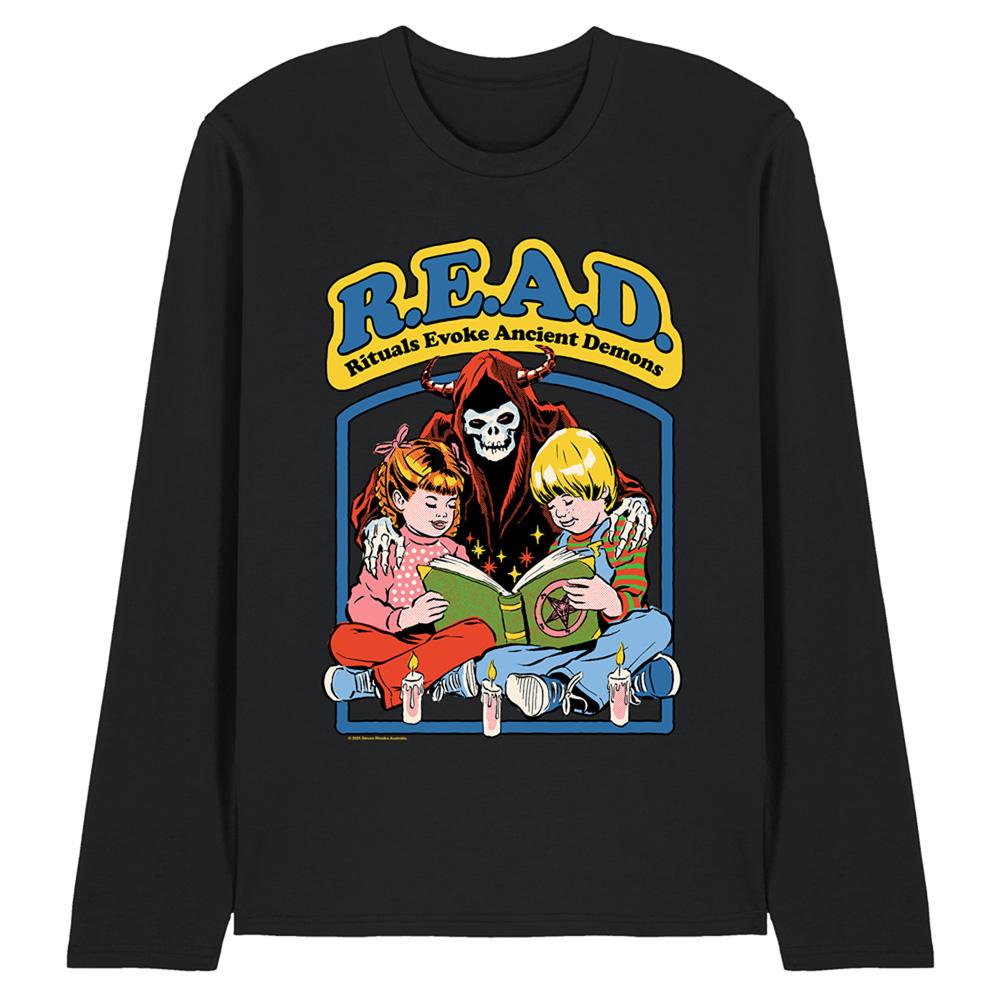 Steven Rhodes Unisex Adult Read Long-Sleeved T-Shirt