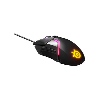 Проводная игровая мышь SteelSeries с двумя датчиками силы тяжести, функцией настройки, оснащена процессором ARM Rival 600 62446, вес/центр 32 бита
