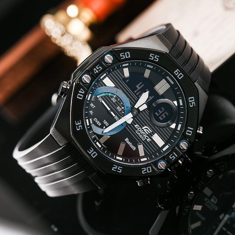 Casio Мужские часы EDIFICE Синие ECB-10YPB-1A ECB-10YPB-1A