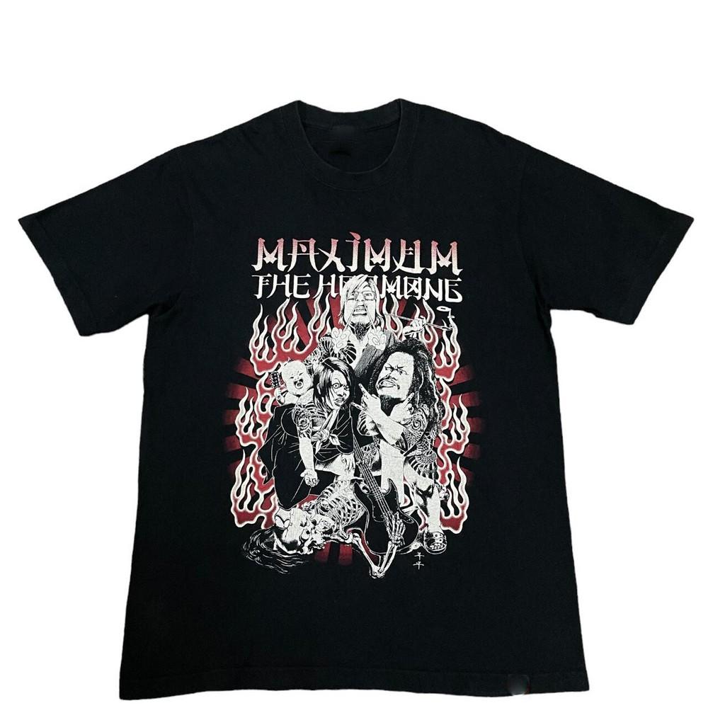 Maximum The Hormone Японская футболка Унисекс Хлопковая футболка S -5XL BO571 Унисекс Футболка