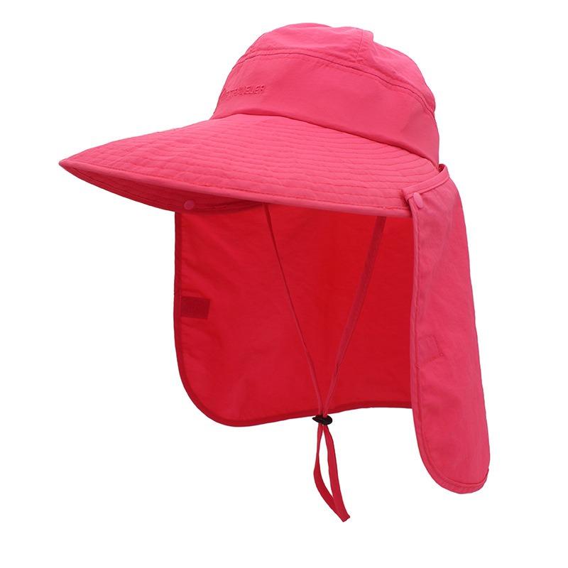 Summer Adult Men's and Women's Outdoor Sun Protection Caps Shawl Caps UV Protection Sun Hat 50 + Fishing Hat Bucket Hat