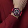Casio G-SHOCK Series Shockproof Waterproof Sports Watch Men's Black Disc Red Band Quartz Movement Resin Strap Japanese and Korean GAS-100RB-1A